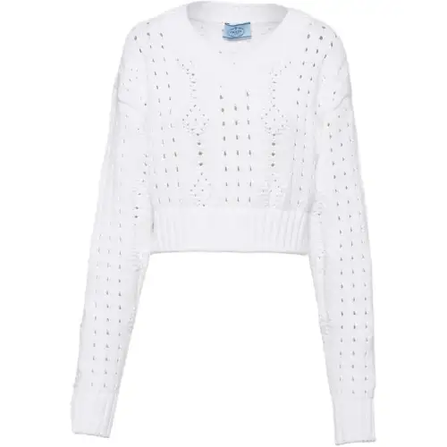 PRADA FW22 Crop Top Women's White
