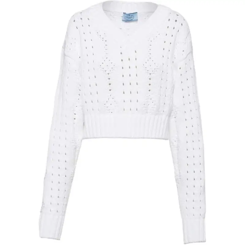 PRADA FW22 Crop Top Women's White