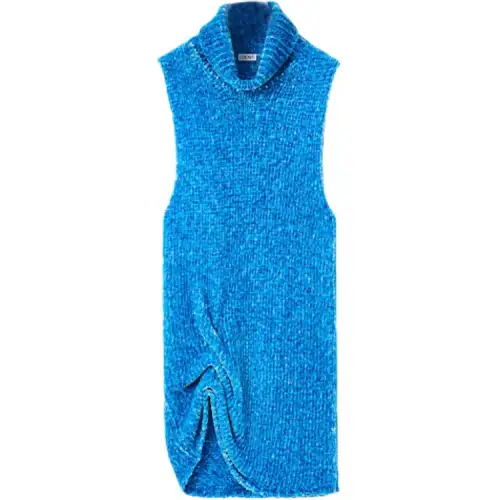 LOEWE FW22 Slim Fit Knitwear Men's Blue