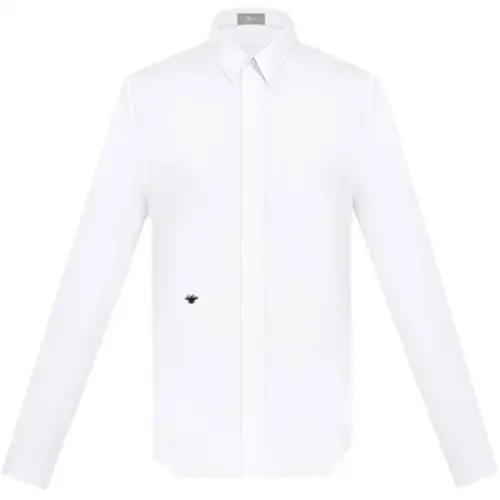 Dior Bee Embroidered Long-Sleeved Shirt