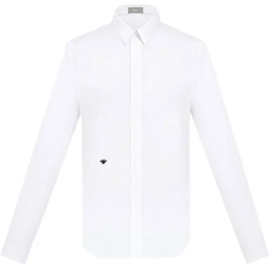 Dior Bee Embroidered Long-Sleeved Shirt