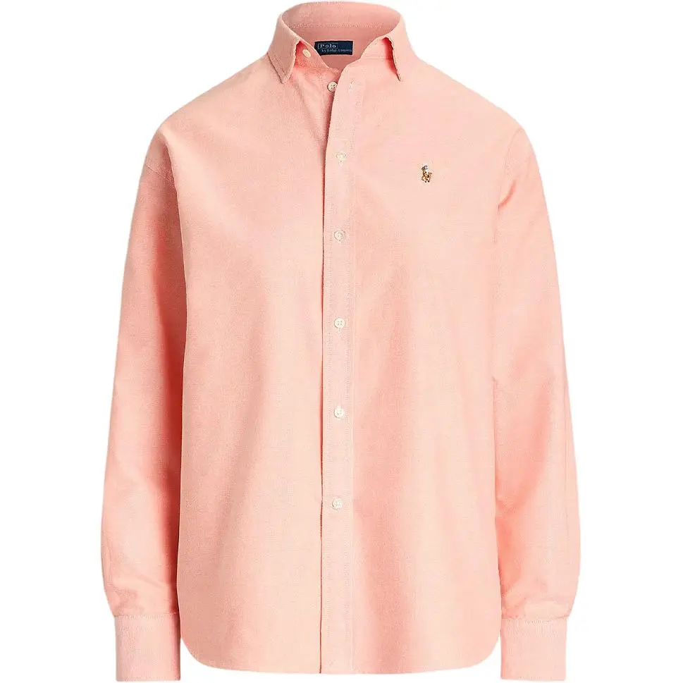 Polo Ralph Lauren SS24 Shirt Loose Fit Women's Orange