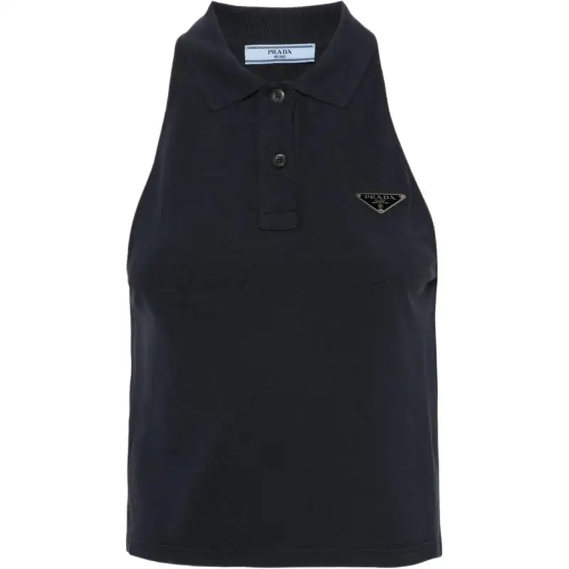 PRADA SS24 Tank Top Women's Marine Blue
