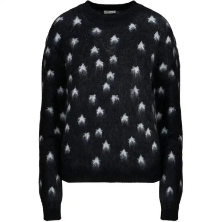 SAINT LAURENT Fitted Sweater Women's Black