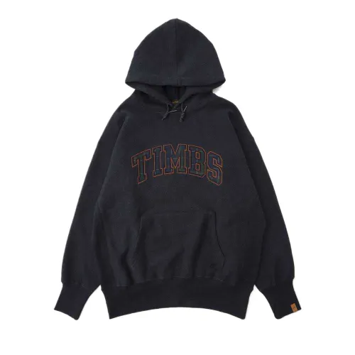 Timberland Sweatshirts Unisex Black Hooded Moderate Heavyweight