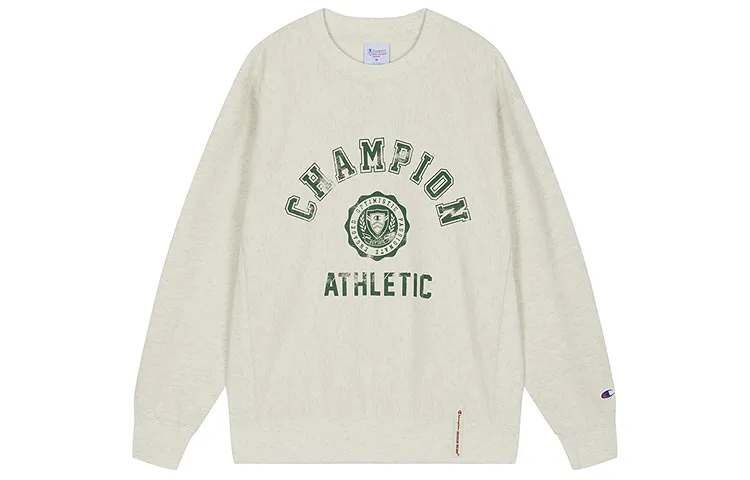 Champion Sweatshirts Unisex Crew Neck Thickened Straight Fit