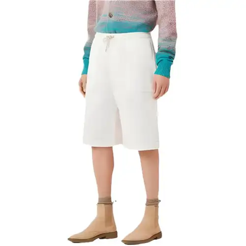 HERMES Casual Shorts Men's White Moderate