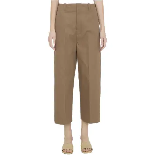 Bottega Veneta Cropped Tailored Trousers
