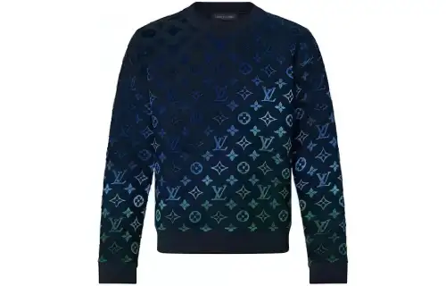 LOUIS VUITTON Gradient Monogram Fil Coup Sweatshirt
