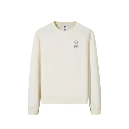 Anta Fall Sweatshirt Women's Warm Jade White