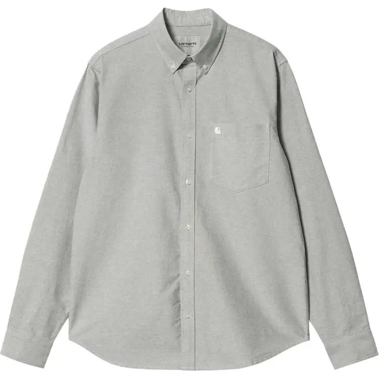 Carhartt WIP Shirts Men's Dollar Green Moderate Straight Fit