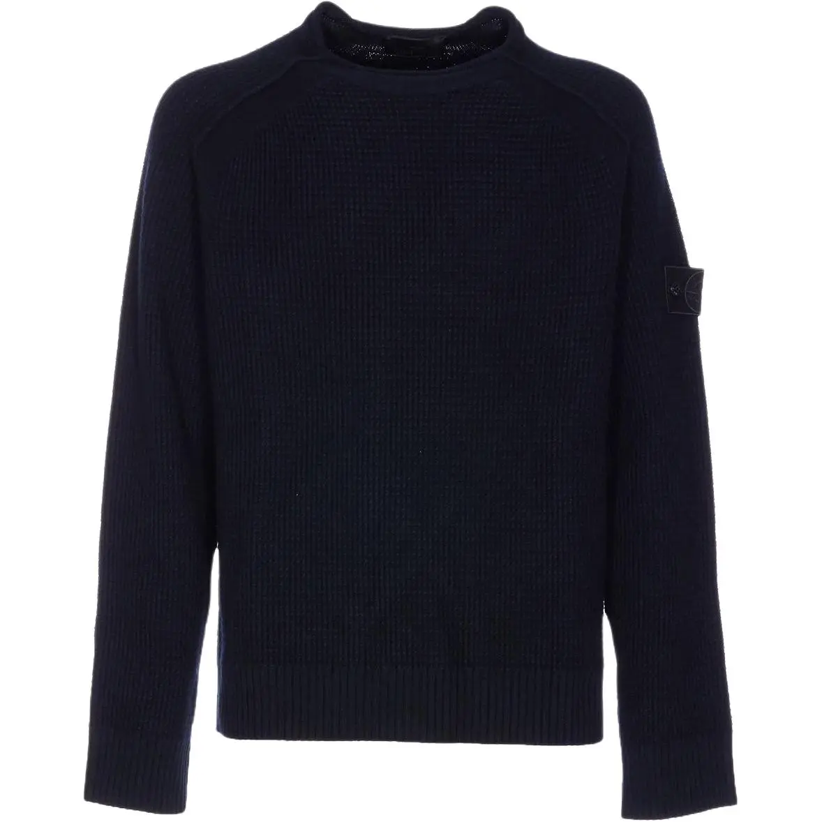 STONE ISLAND Logo Patch Crewneck Jumper