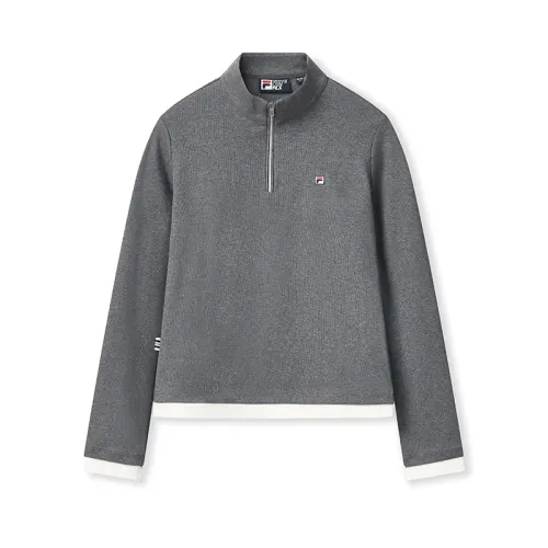 FILA Heritage Knitwear Women's Sesame Seeds Heather Gray