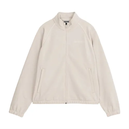 New Balance Jackets Women's Beige Stand Collar Moderate