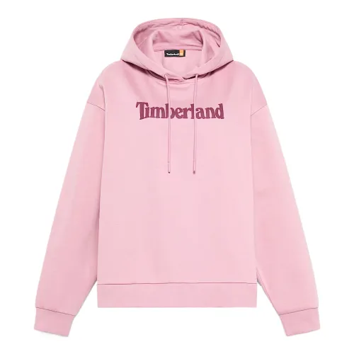 Timberland Sweatshirts Women's Pink Hooded Moderate Regular