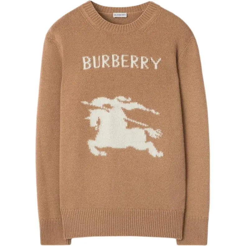 Burberry equestrian-knight wool-blend sweater