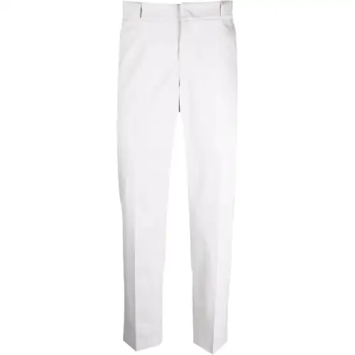 PRADA Casual Pants Men's White Moderate Straight Fit Pants