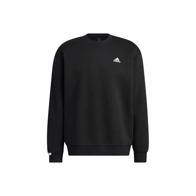 Adidas T-Shirts Unisex Black Crew Neck Moderate Straight Fit
