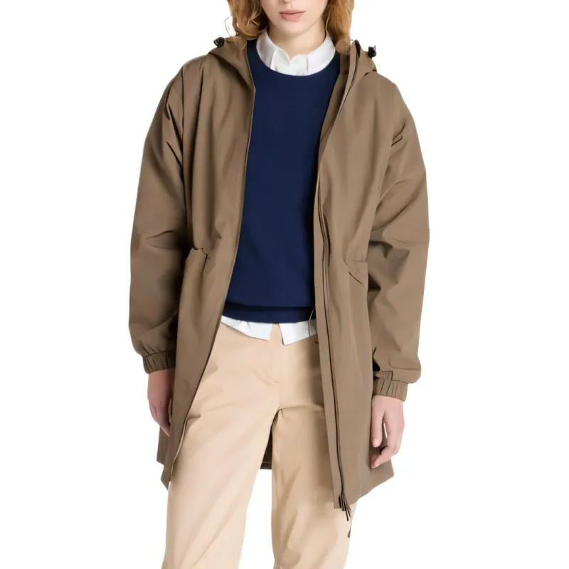 Timberland Coats Women's Khaki Hooded Moderate
