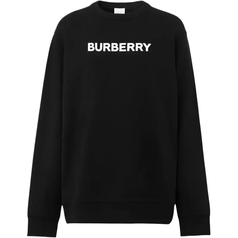 Burberry Logo Print Cotton Sweater