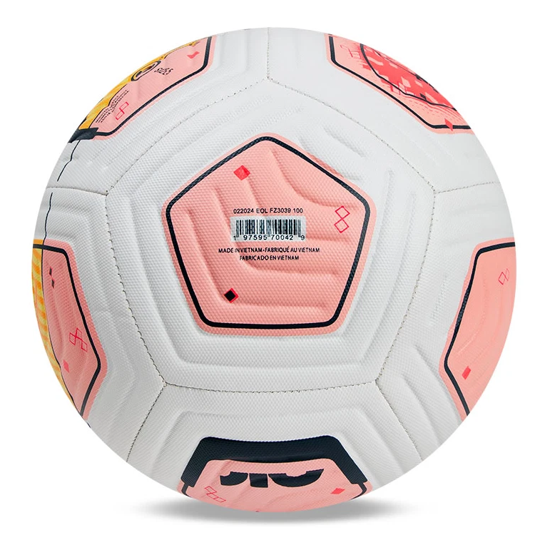 Nike Size 4 Ball Size 5 Ball Soccer Ball Rubber Unisex White Orange