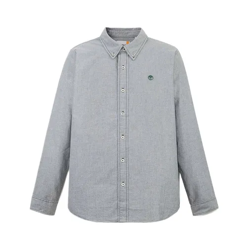 Timberland Shirts Men's Gray Lapel Moderate