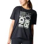 Under Armour Tech Drop Shoulder Sleeve T Shirt Women's Black