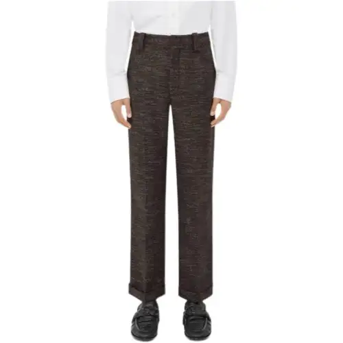 Bottega Veneta FW23 Casual Pants Men's Black