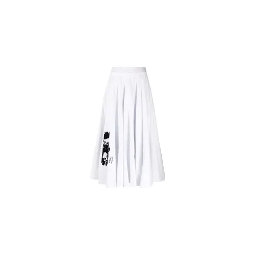 PRADA SS21 Casual Long Skirt Women's White