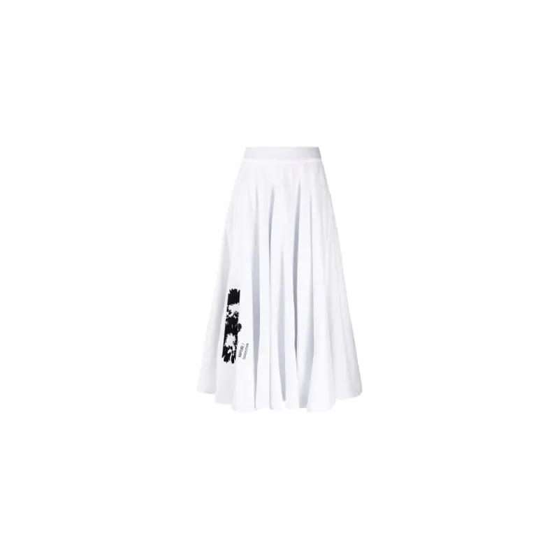 PRADA SS21 Casual Long Skirt Women's White