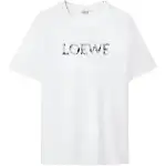 LOEWE Logo Embroidered Relaxed Fit T Shirt