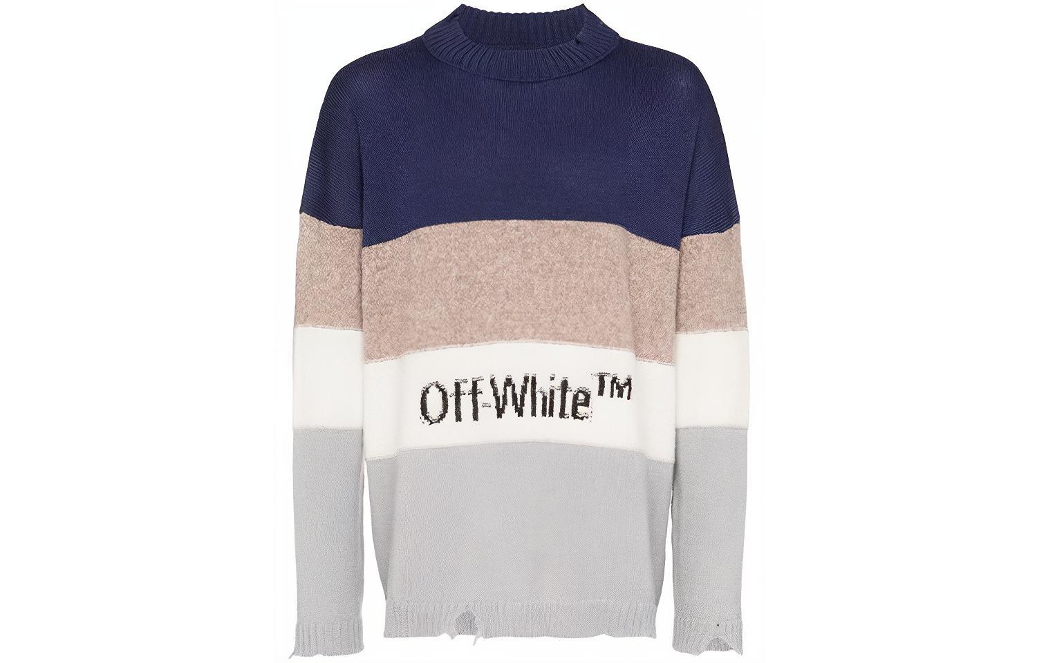 Мужской свитер OFF-WHITE (разноцветный) — фото 1