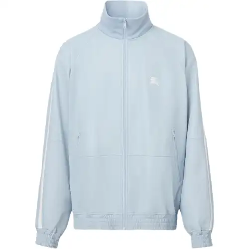 Supreme X Burberry Embroidered Logo Lambskin Funnel Neck Jacket Burberry Exclusive