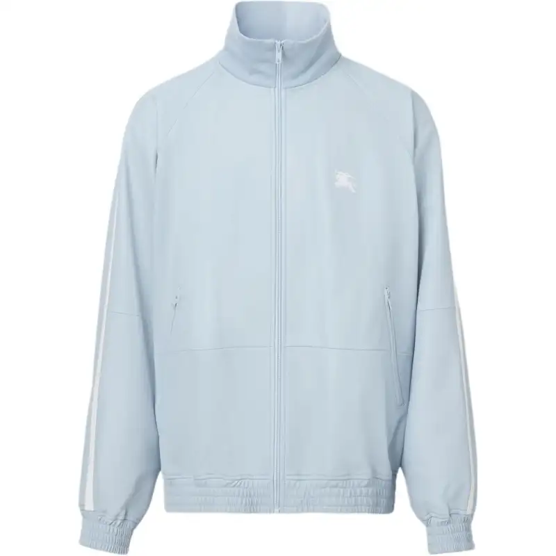 Supreme X Burberry Embroidered Logo Lambskin Funnel Neck Jacket Burberry Exclusive