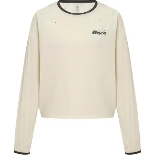 FILA T Shirts Women's Beige Crew Neck