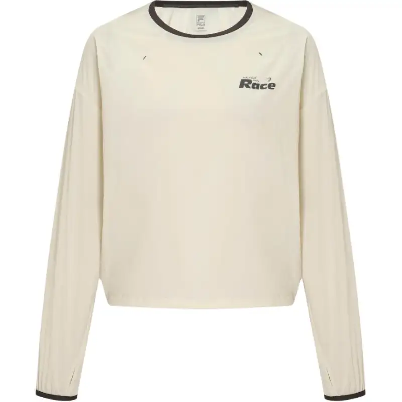 FILA T Shirts Women's Beige Crew Neck