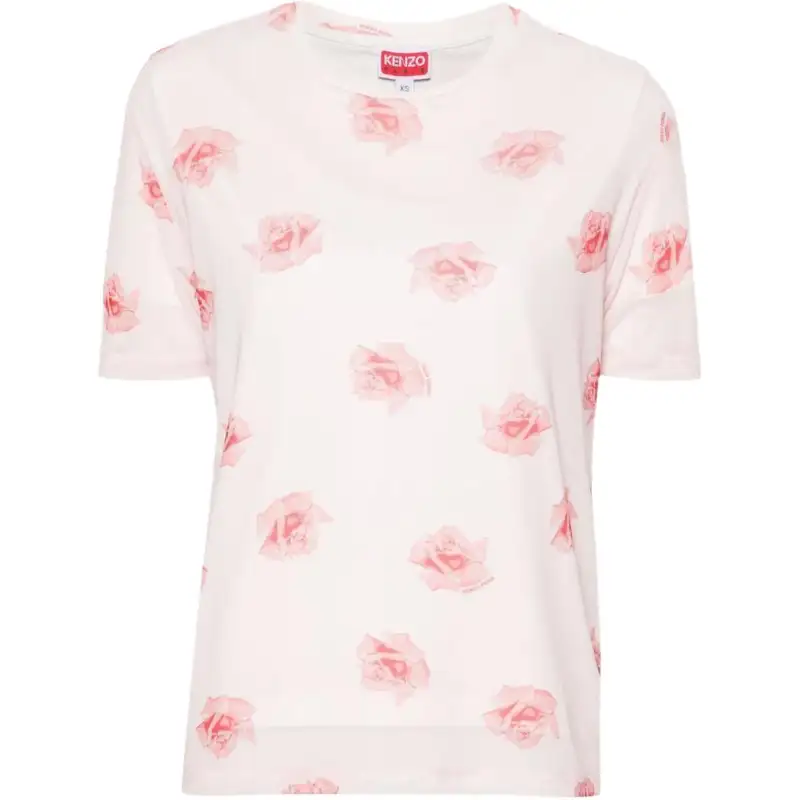 KENZO SS24 T Shirt Women's Light Pink