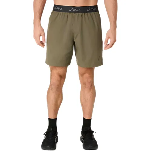 ASICS Sports Shorts Men's Mantle Green Moderate