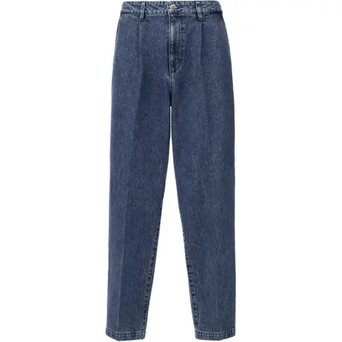 Onitsuka Tiger Jeans Men's Blue Moderate Straight Fit Pants