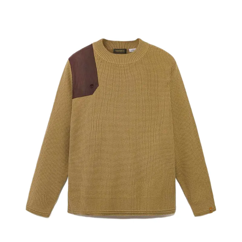Timberland Sweaters Unisex Khaki Crew Neck Moderate