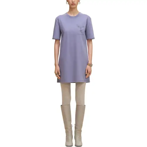 HERMES FW25 Short Sleeved Dress Women's