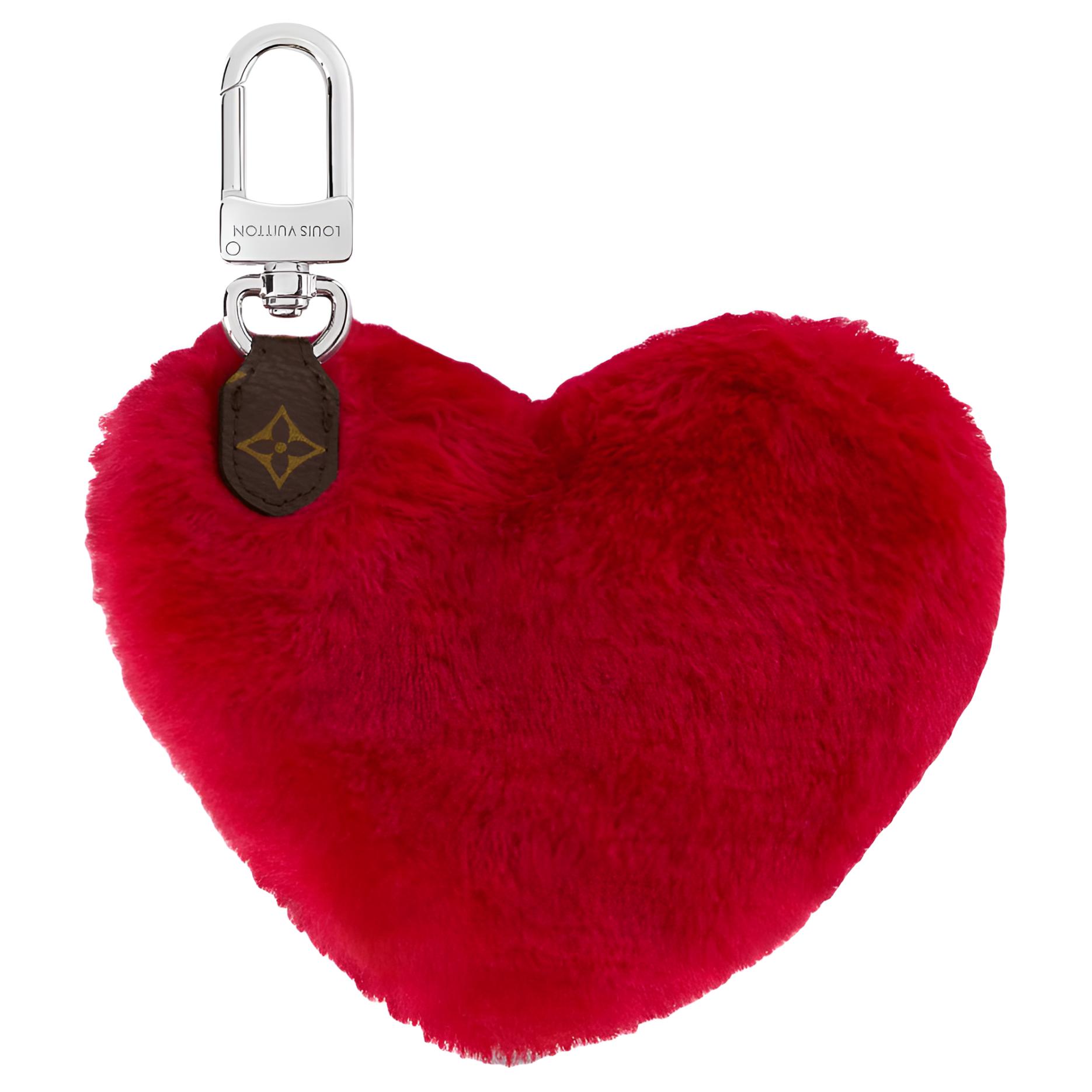 Брелок Louis Vuitton LuckyHEART (красный) — фото 2