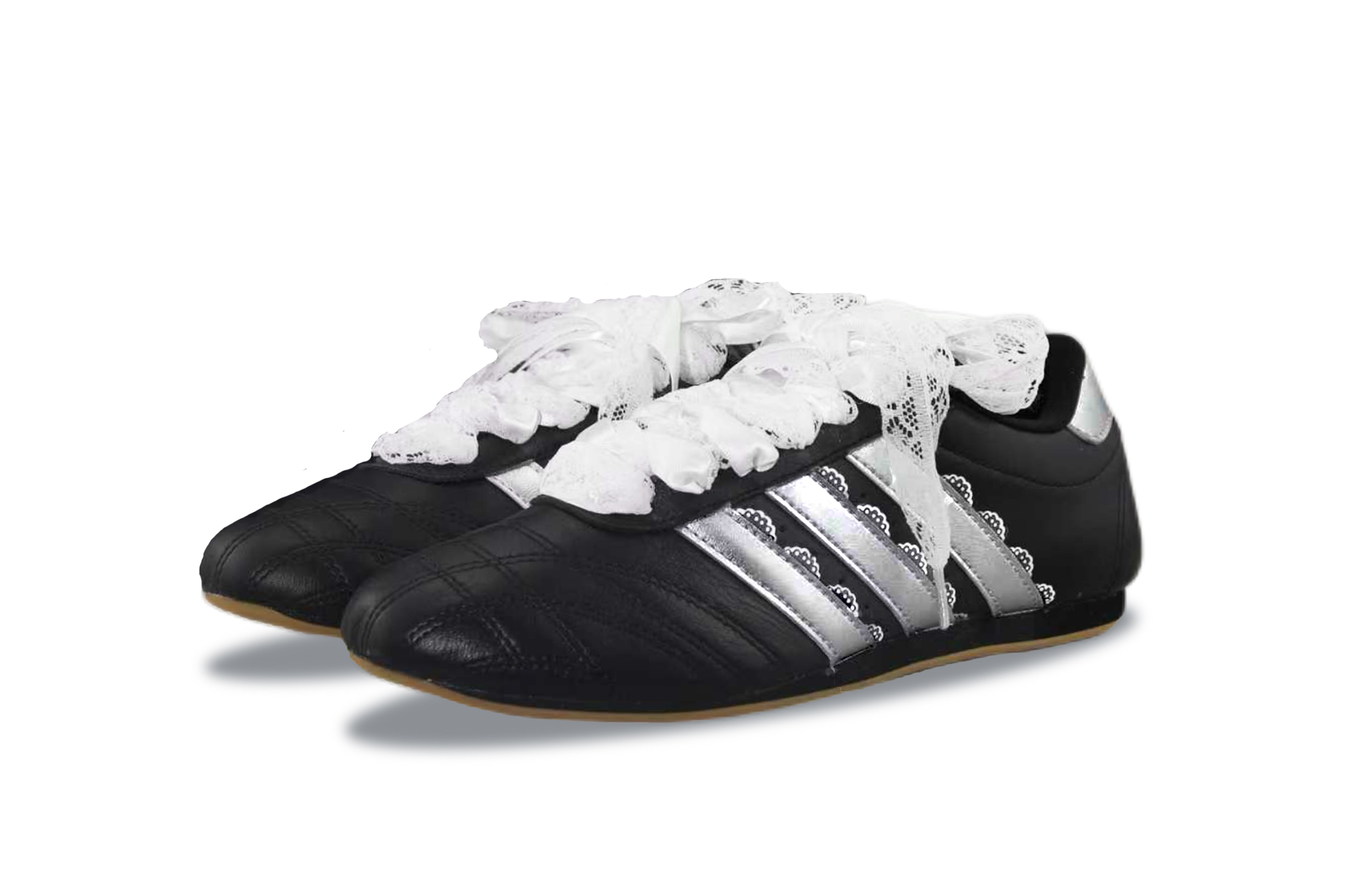 Adidas Originals Taekwondo Abrasion Resistant Low top Training Shoes Women’s Black Silver