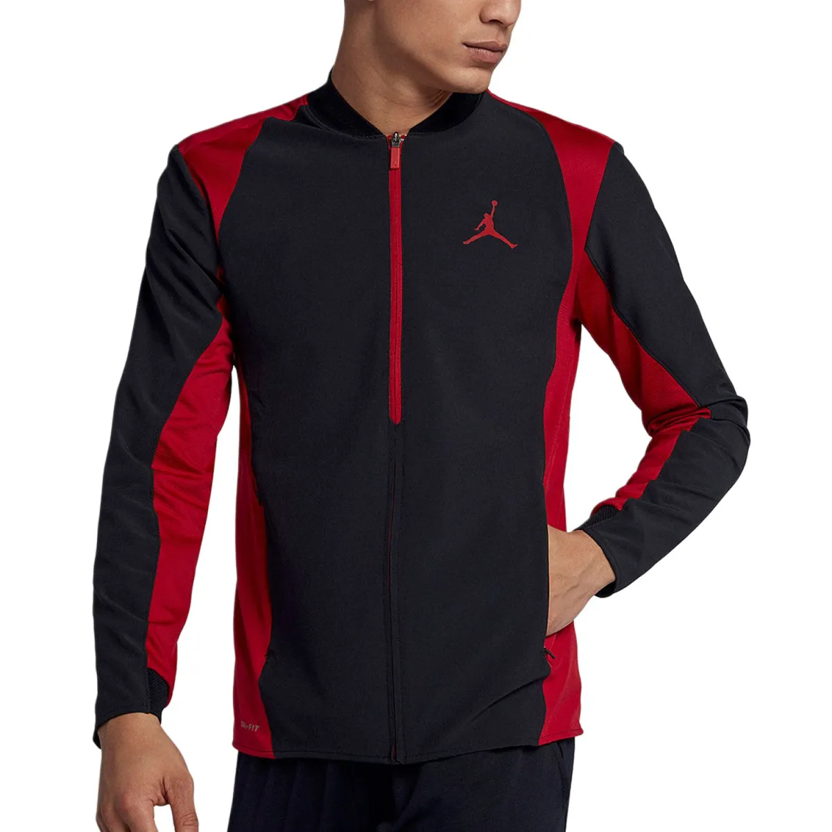 Jordan Jackets Men's Red/Black Baseball Collar Moderate Other