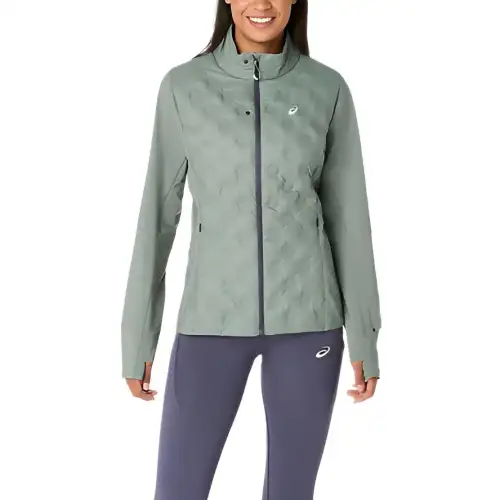 ASICS ROAD Jackets Women's Pure Blue Turtleneck Moderate Other