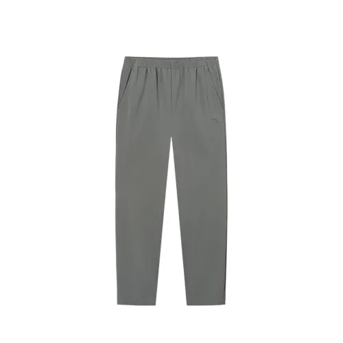 ANTA Casual Pants Men's Dark Umber Gray 3 Moderate Straight Fit Pants