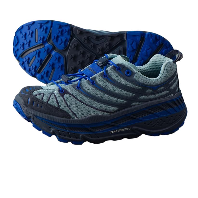 HOKA ONE ONE Stinson Evo OG Soft And Comfortable Balance Trail Running Shoes Unisex Blue