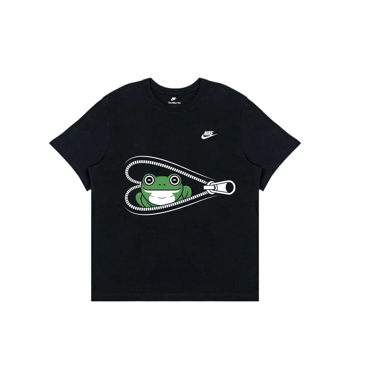 Nike T-Shirts Men's Black Crew Neck Moderate