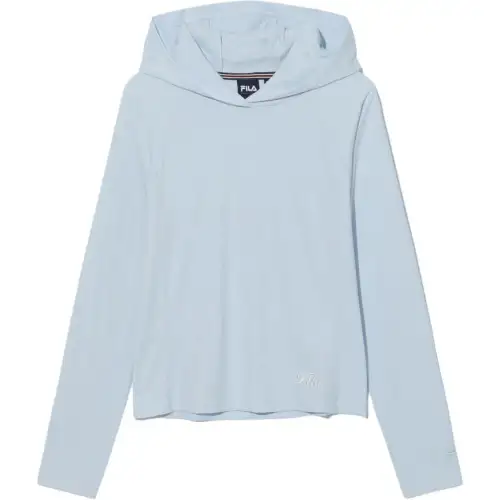 FILA T Shirts Women's Light Blue Hooded