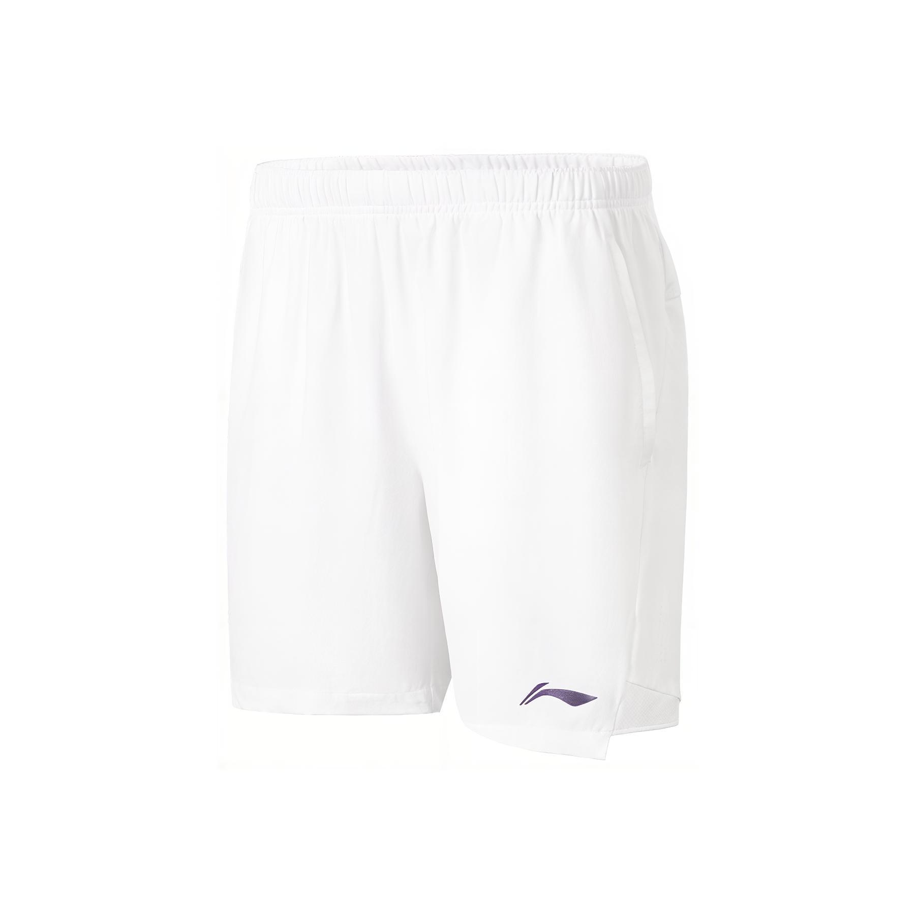 Li Ning Badminton Collection Sports Shorts Unisex Standard White